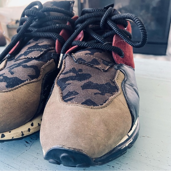 Gently used Steve Madden CLIFF Olive Multi green camo rebooted sneakers. - Picture 8 of 11